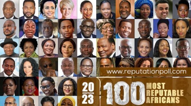 100 Most Reputable Africans in Africa