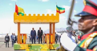 President Embaló was received by Prime Minister Abiy Ahmed in an official welcoming ceremony at Bole International Airport.
