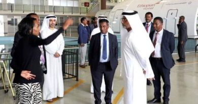 The UAE delegates visited various infrastructures in Ethiopian Airlines.