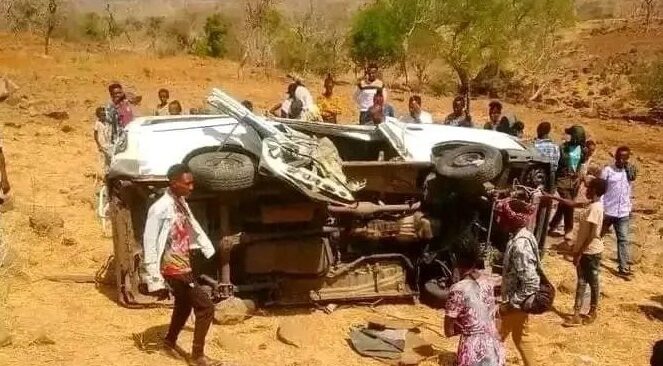 the car crash occurred in Metema district of Amhara region