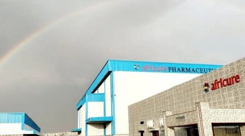 Africure pharmaceutical manufacturing plant at Kilinto Industrial Park