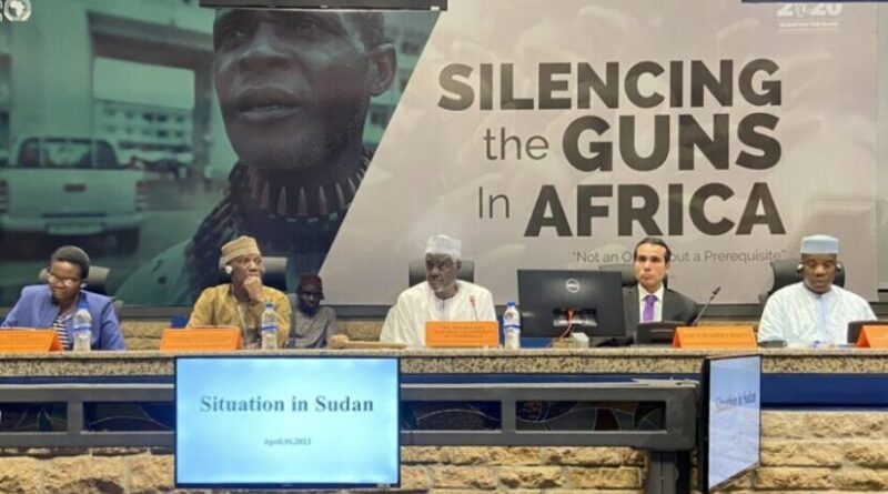 The AU Peace and Security Council convened an emergency session on the ongoing political and security developments in Sudan on Sunday, April 16, 2023 (photo AUC).