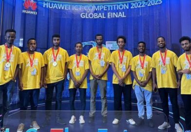 nine students represented Ethiopia in the annual ICT competition