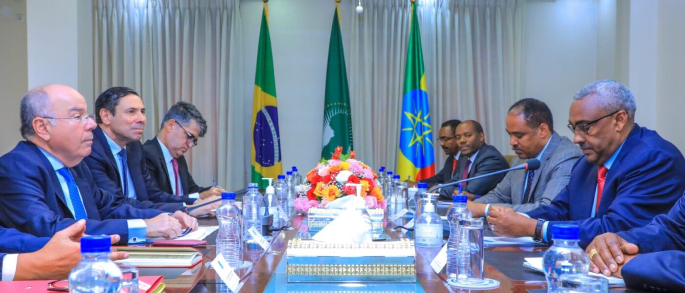 The Top diplomats of Ethiopia and Brazil held discussions in Addis Ababa on Monday.