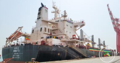 ESL welcomes the vessel named Abbay II at Djibouti's Doraleh Multipurpose ports on Sunday