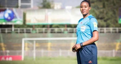 Lidya Tafesse is first woman to officiate a men’s top flight game in Ethiopia