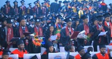 The 2023 Graduating class of Wachamo University