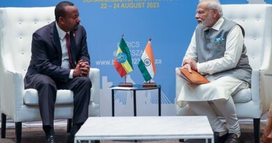 Abiy and Modi met on the sidelines of the 15th BRICS summit in South Africa's commercial city today.