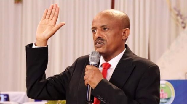 Arega Kebede sworn in as new president of the Amhara regional state on Friday, August 25, 20223