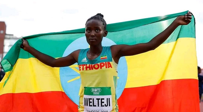 Diribe Wolteji wins silver in the women's 1500m
