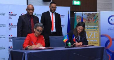 The financial agreement was signed by Roman Tesfaye, CEO of the HRF, and Sonia Lioret, Deputy Director AFD and co-signed by H.E. Ambassador Rémi Maréchaux on Friday.