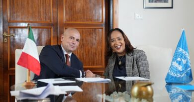 UNOPS and the Italian Government sign €6 million project financing agreement to expand Kidane Mihret Catholic general hospital in Adwa, Tigray region