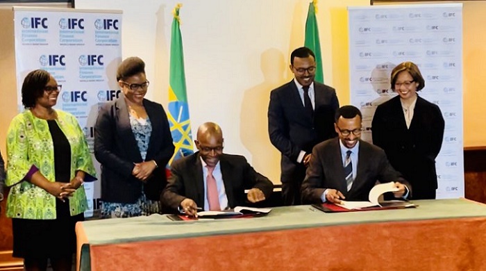 The launch and cooperation signing ceremony was attended by the Governor of the National Bank of Ethiopia Mamo Mihretu and senior officials from the two institutions.