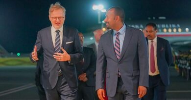 PM Abiy Ahmed received his Czech Republic counterpart Petr Fiala at Bole International Airport on Friday Evening.