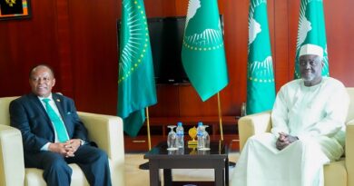 FM Yaye and AUC chair Mahamat met on Tuesday ahead of the AU Summit